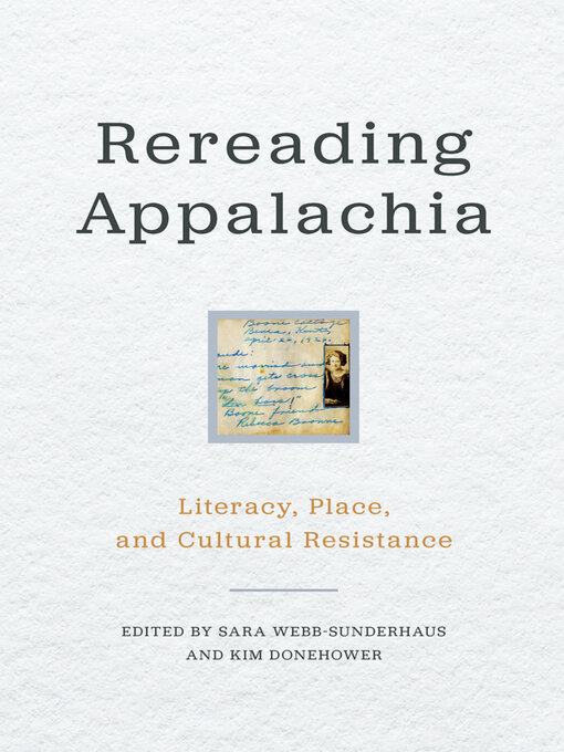 Cover image for Rereading Appalachia